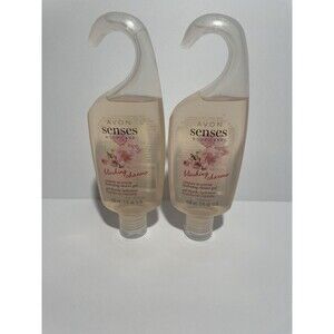 Avon Senses Cherry Blossom Shower Gel 5 oz Lot 2 Floral Bath Body